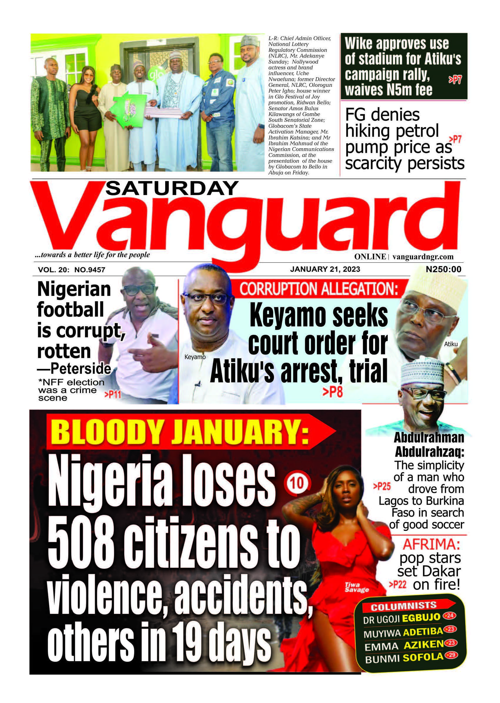21 January 2023