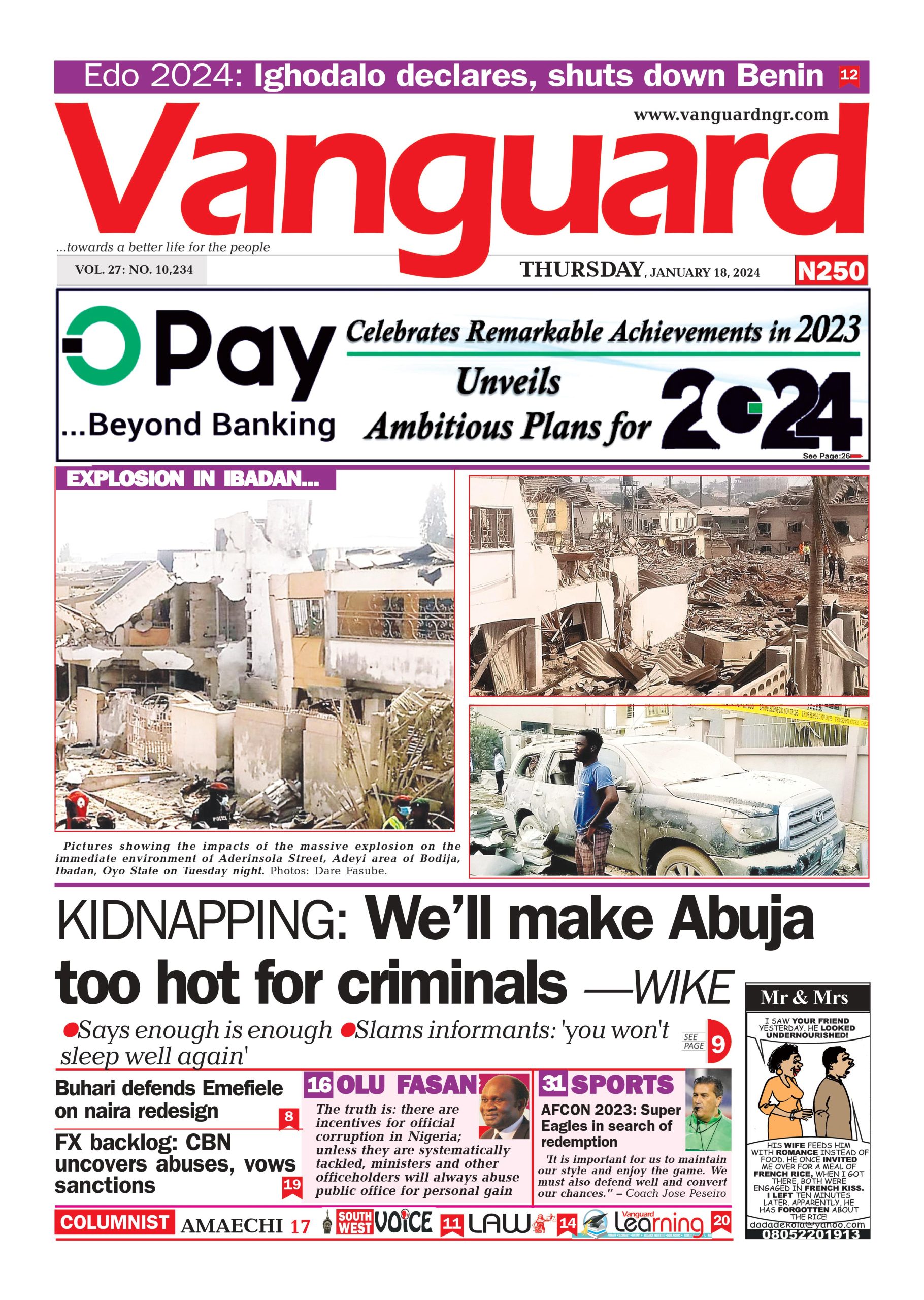 18 January 2024