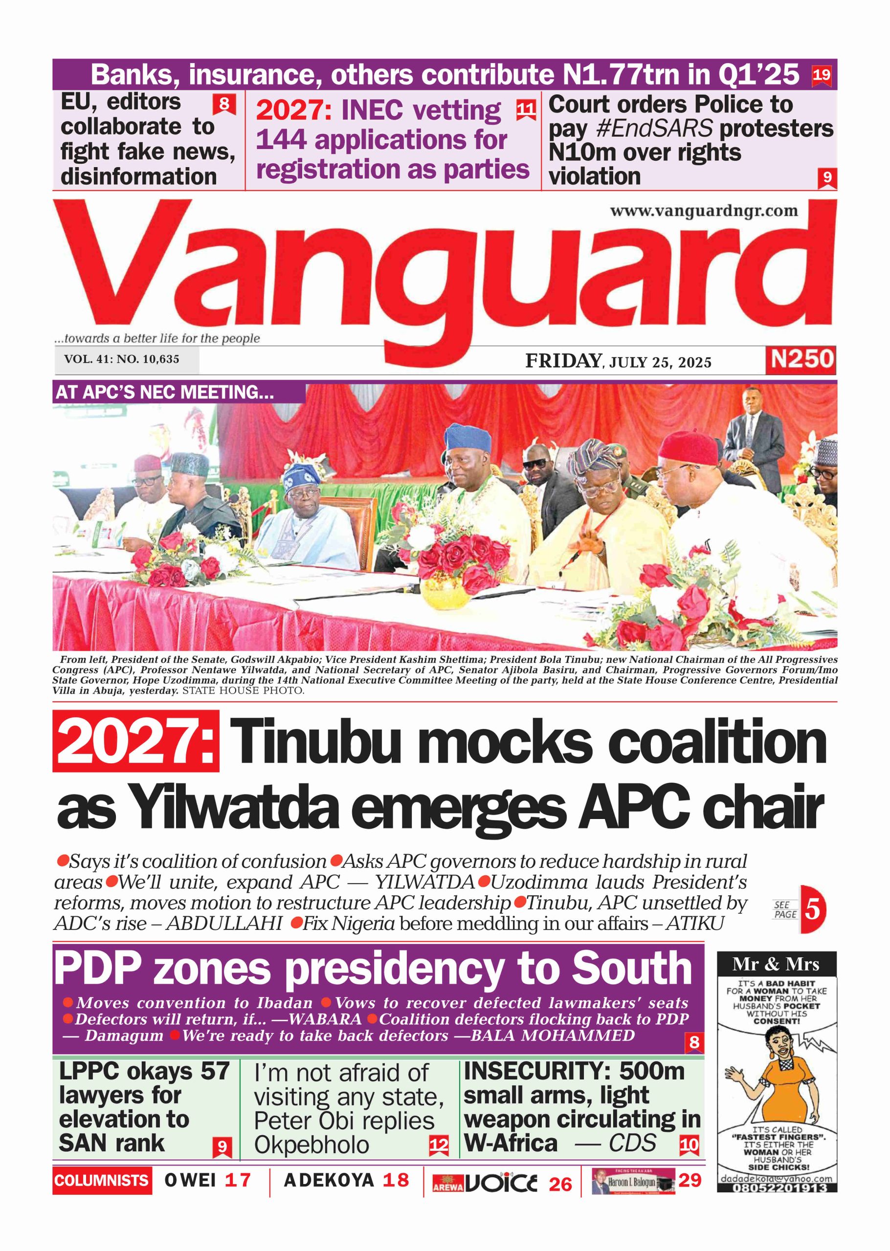 25 July 2025