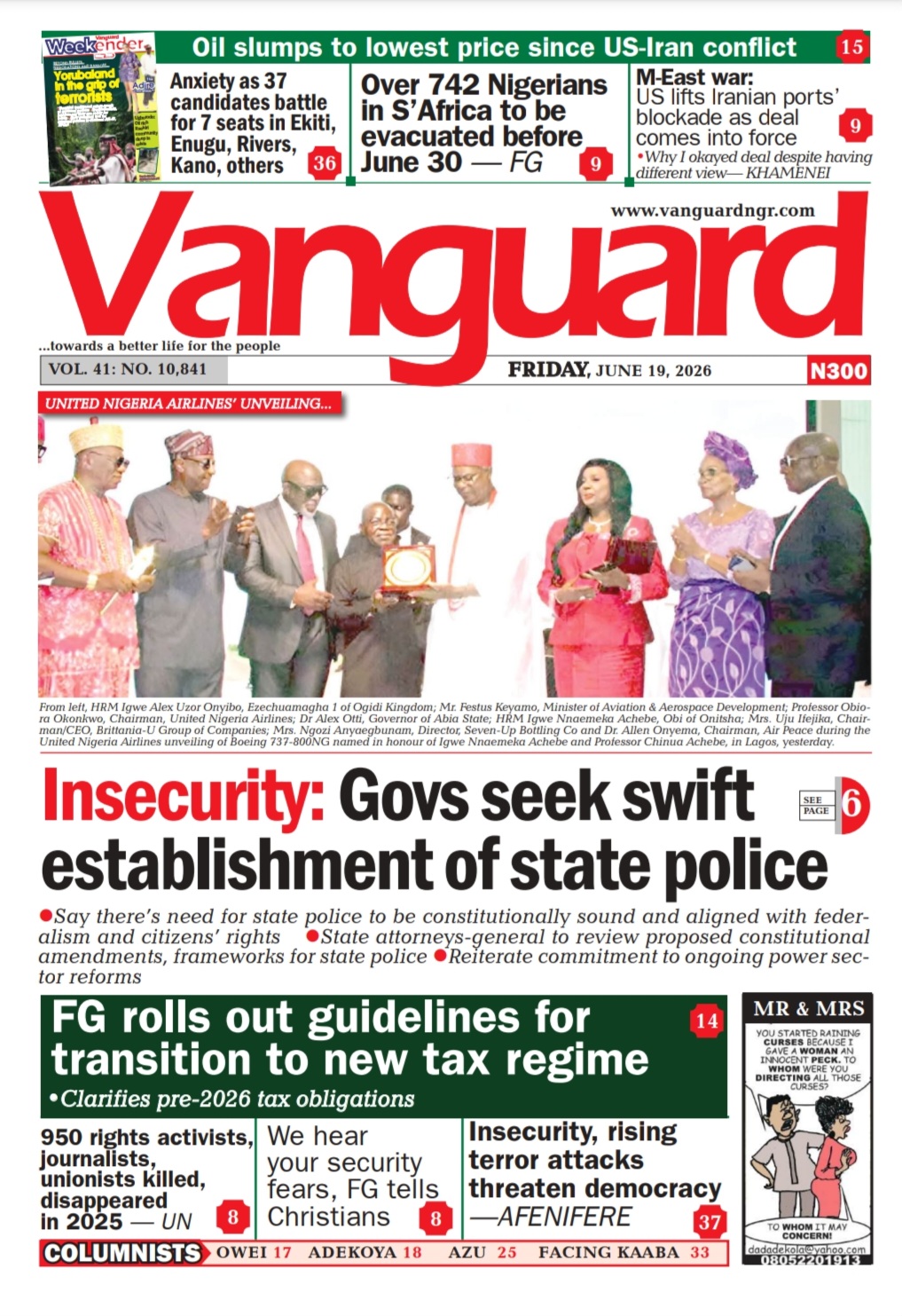 19 June 2026
